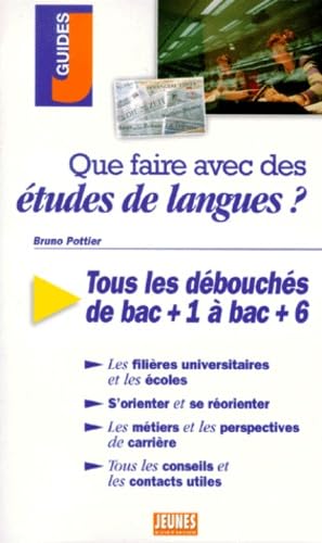 Que faire avec des études de langues ? book