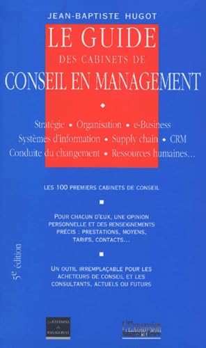 Le guide des cabinets de conseil en management book