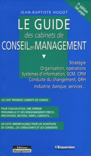 Le Guide des cabinets de conseil en management book