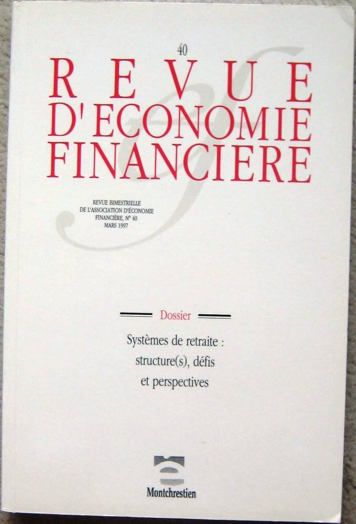 Revue économie financire nø 40 - 1997 Books