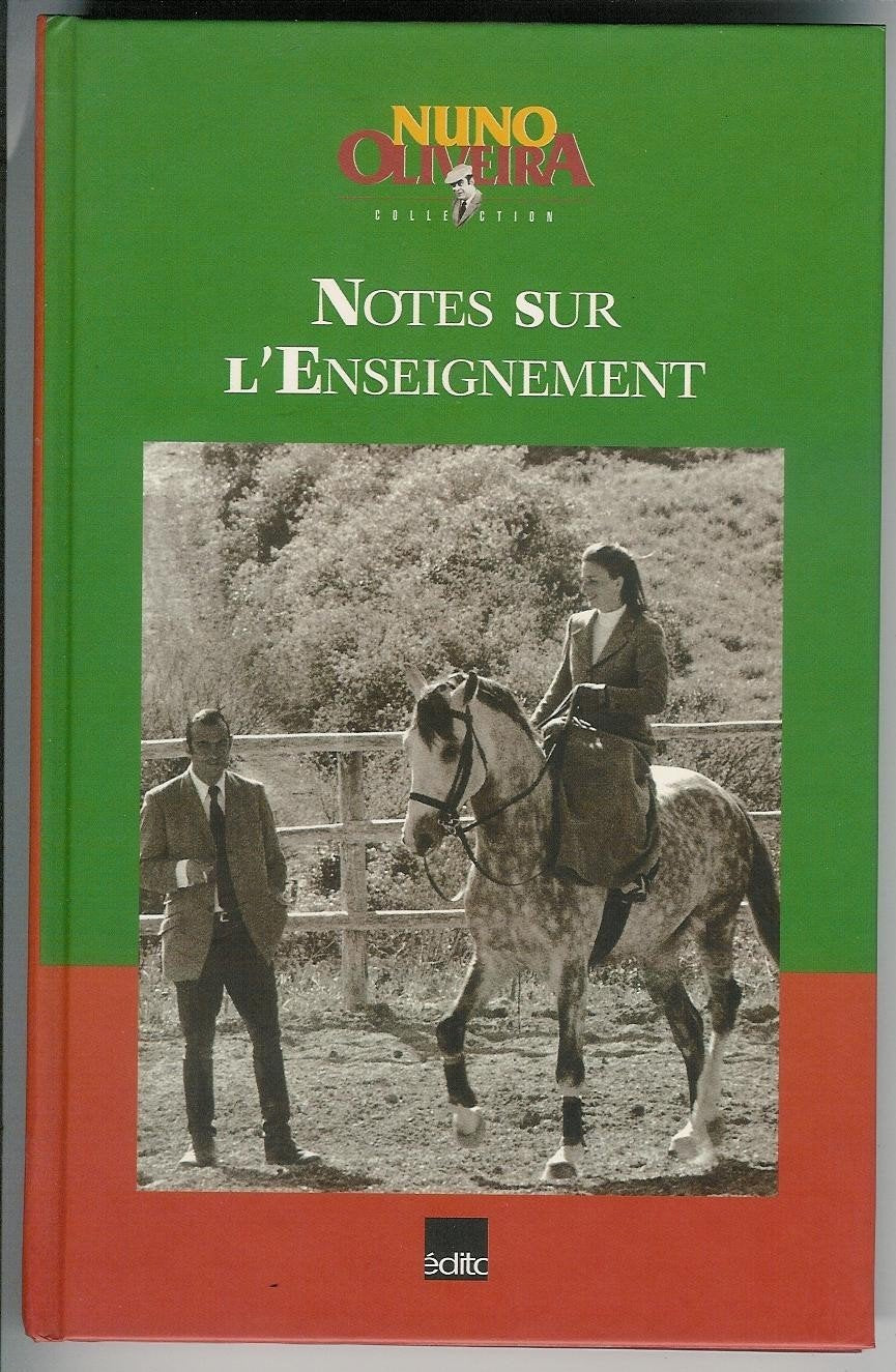 Product Image: Notes sur l'enseignement de Nuno Oliveira