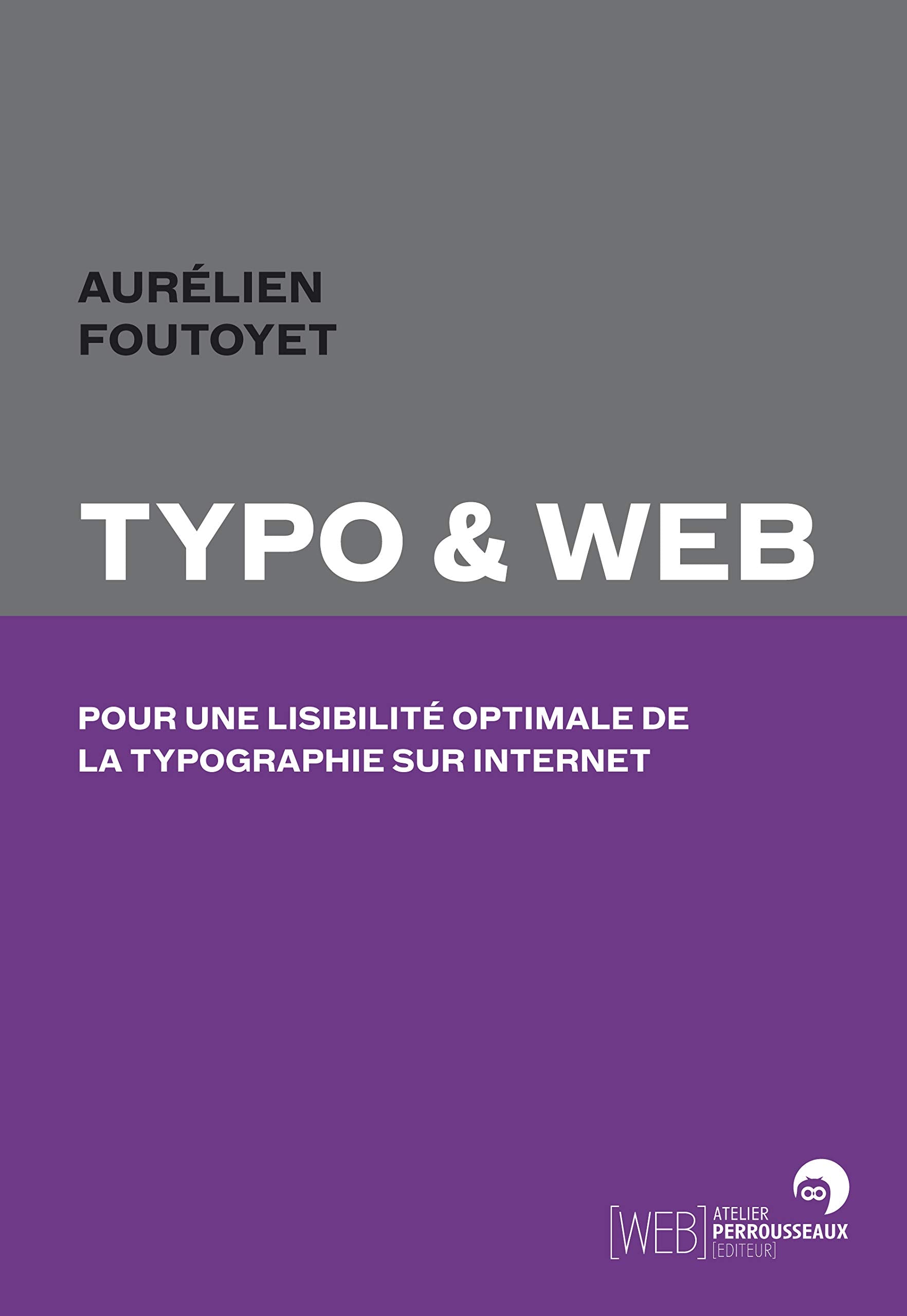 Typo et Web - pour une lisibilite optimale de la typo sur internet book