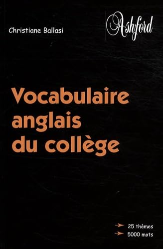 Vocabulaire anglais du collège Books