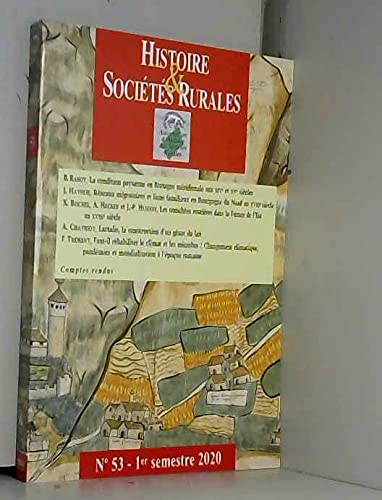HISTOIRE & SOCIETES RURALES, N 53. 1ER SEMESTRE 2020 book
