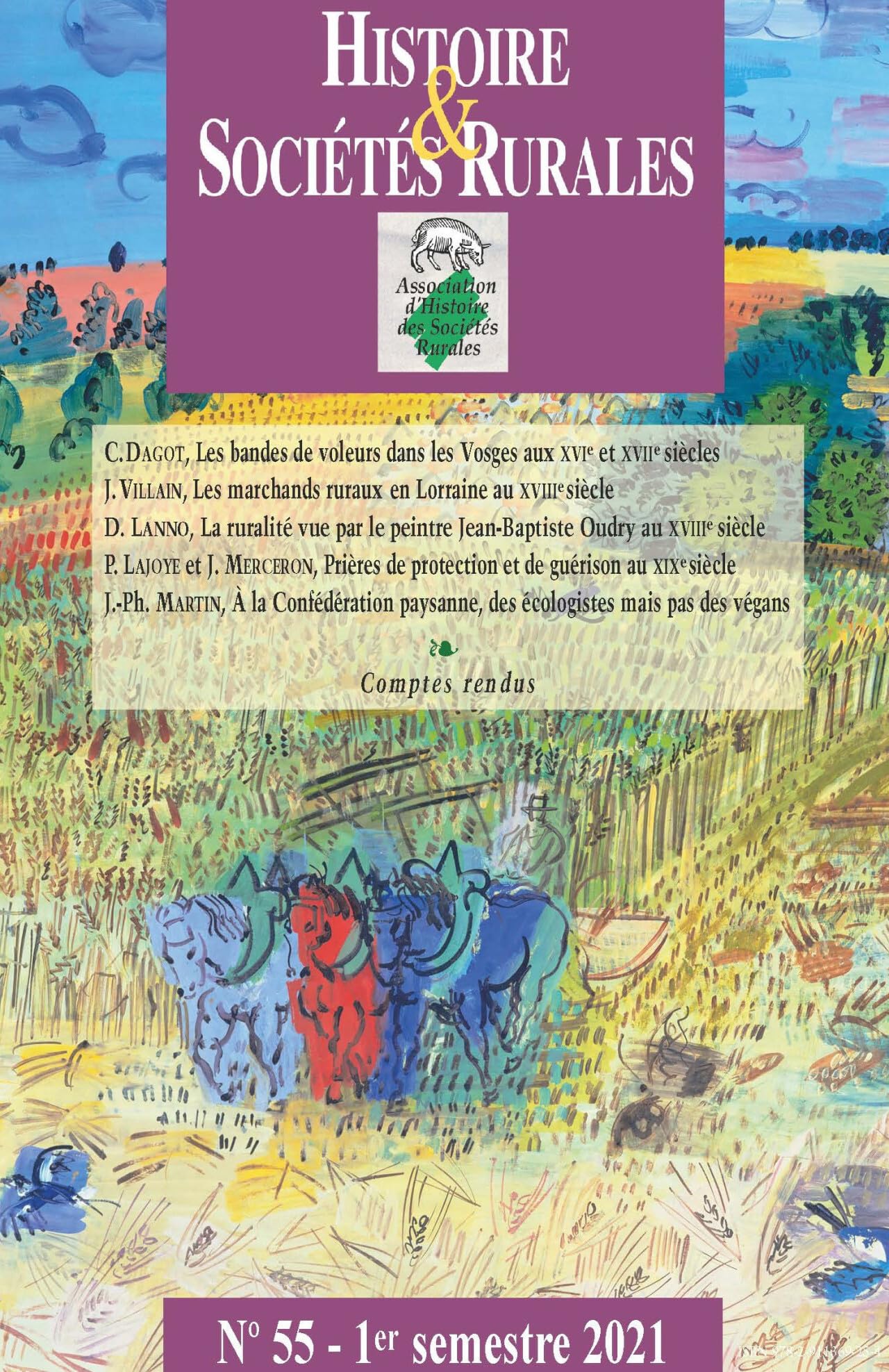 Histoire & Sociétés Rurales, n° 55/2021-1 Politics & History