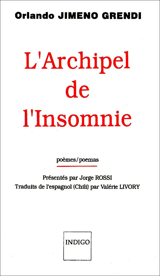 L'archipel de l'insomnie Contemporary literature