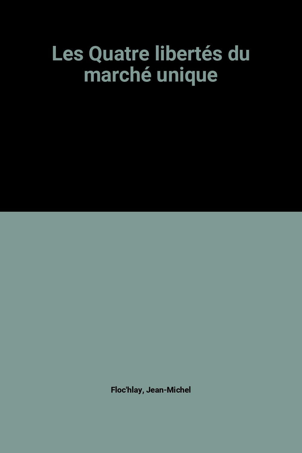 Les quatre libertés du marche unique des vignes book