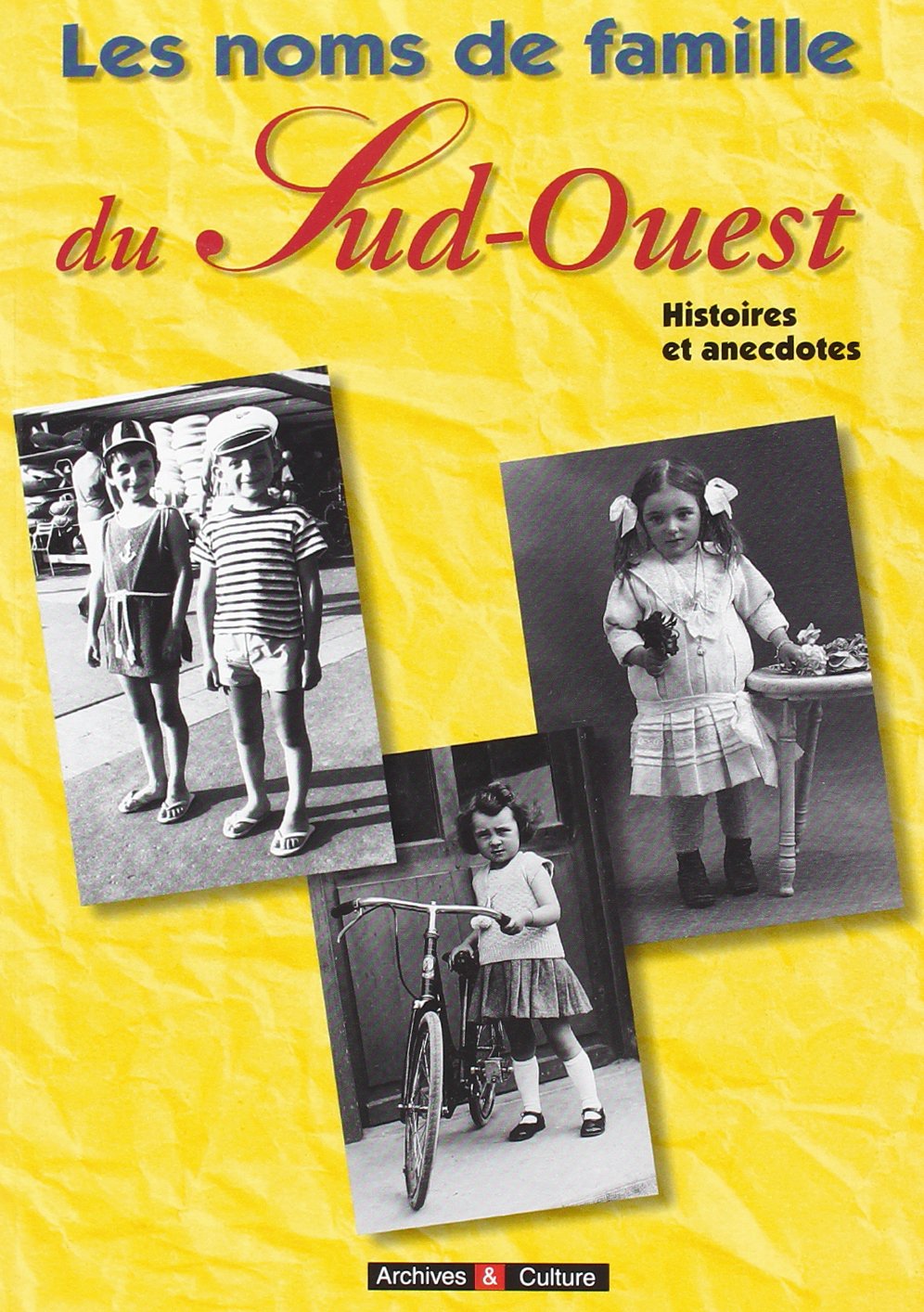 Les noms de famille du Sud-Ouest Books