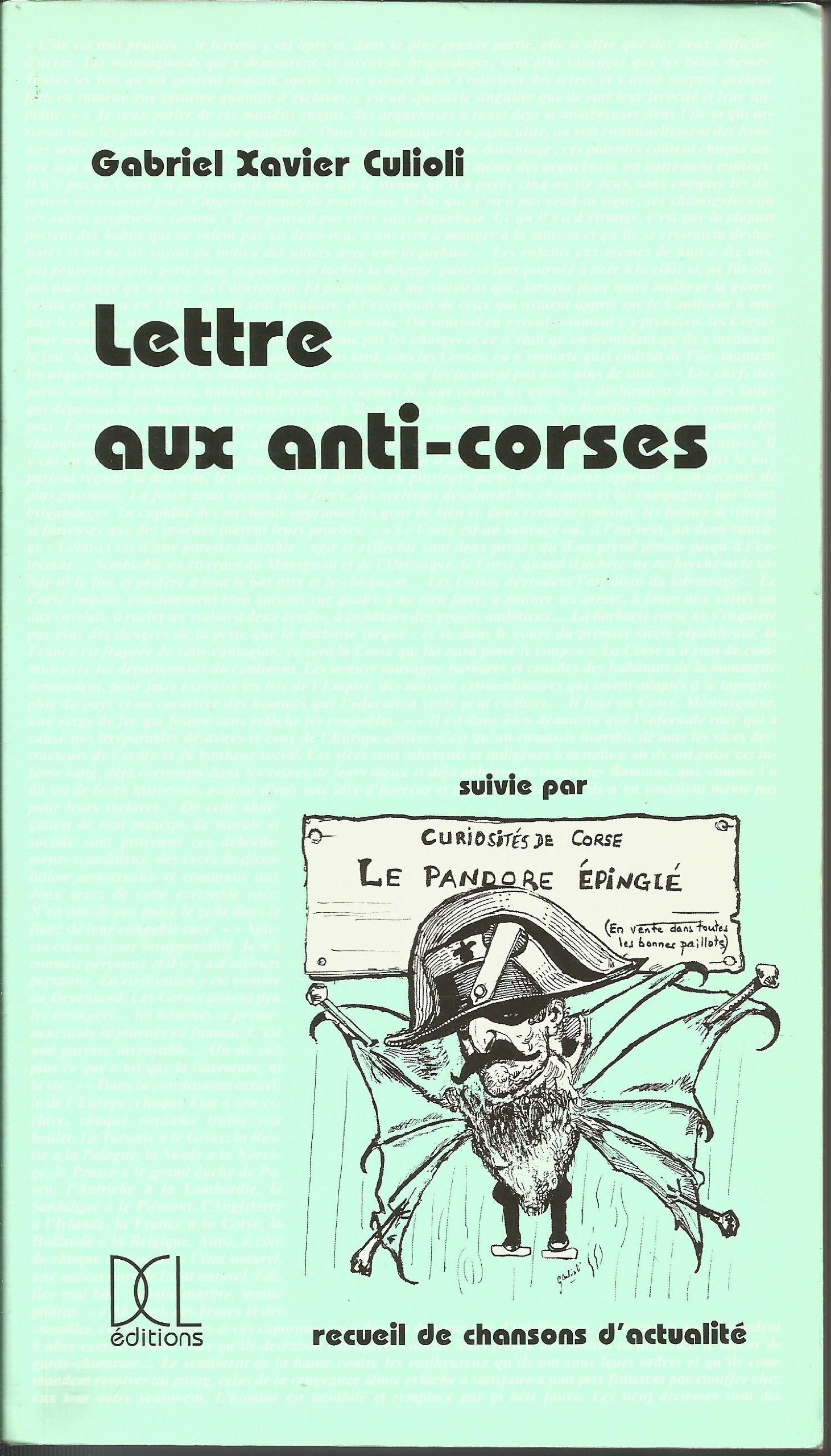 Lettre aux anti-Corse book