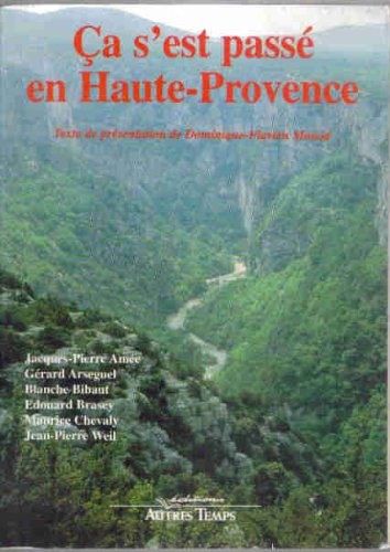 Ça s'est passé en Haute-Provence Books
