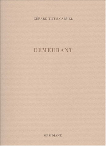 Demeurant Drama