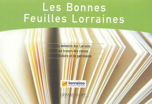 Les Bonnes Feuilles Lorraines book