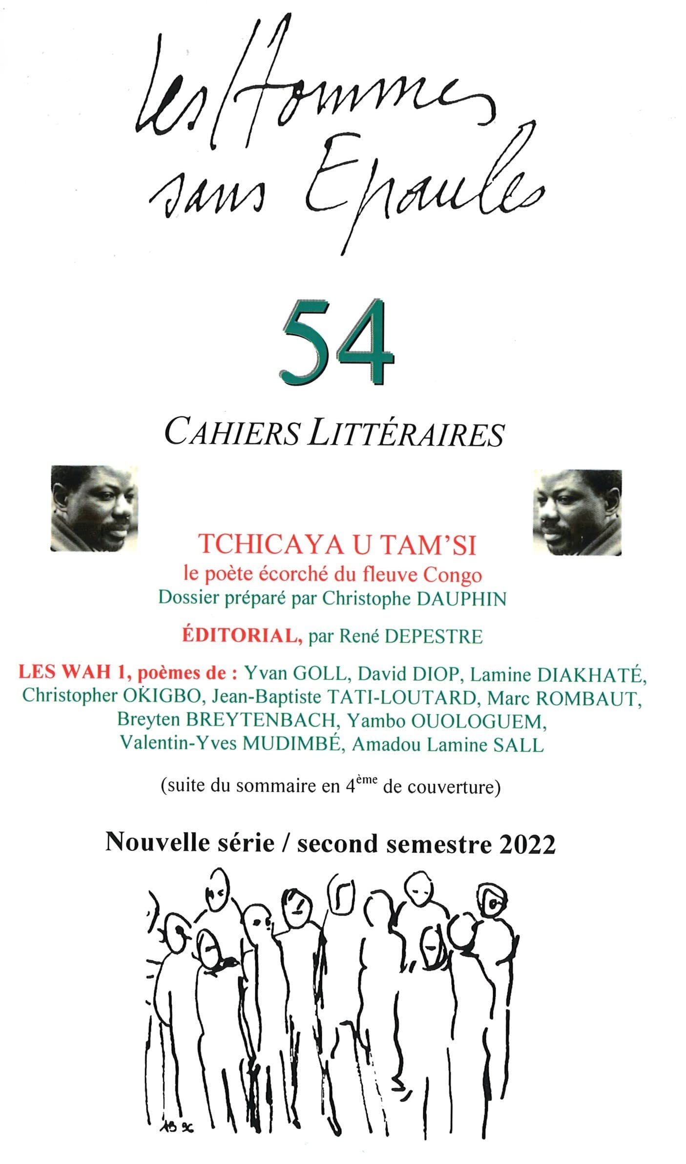 Les Hommes sans Épaules n°54, Dossier : Tchicaya U TAM’SI, le poète écorché du fleuve Congo book