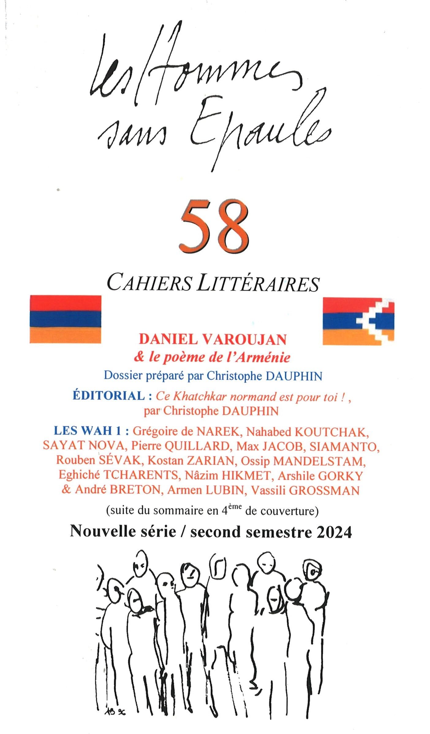 Les Hommes sans Épaules n°58, Dossier Daniel VAROUJAN & LE POÈME DE L’ARMÉNIE book