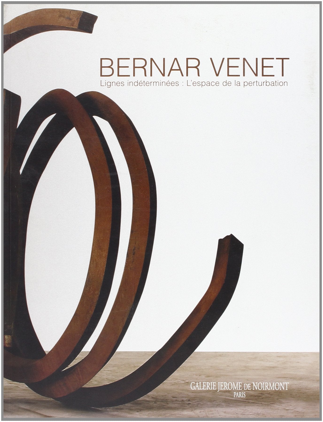 Bernar Venet - Lignes Indeterminées : l´espace de la perturbation Books