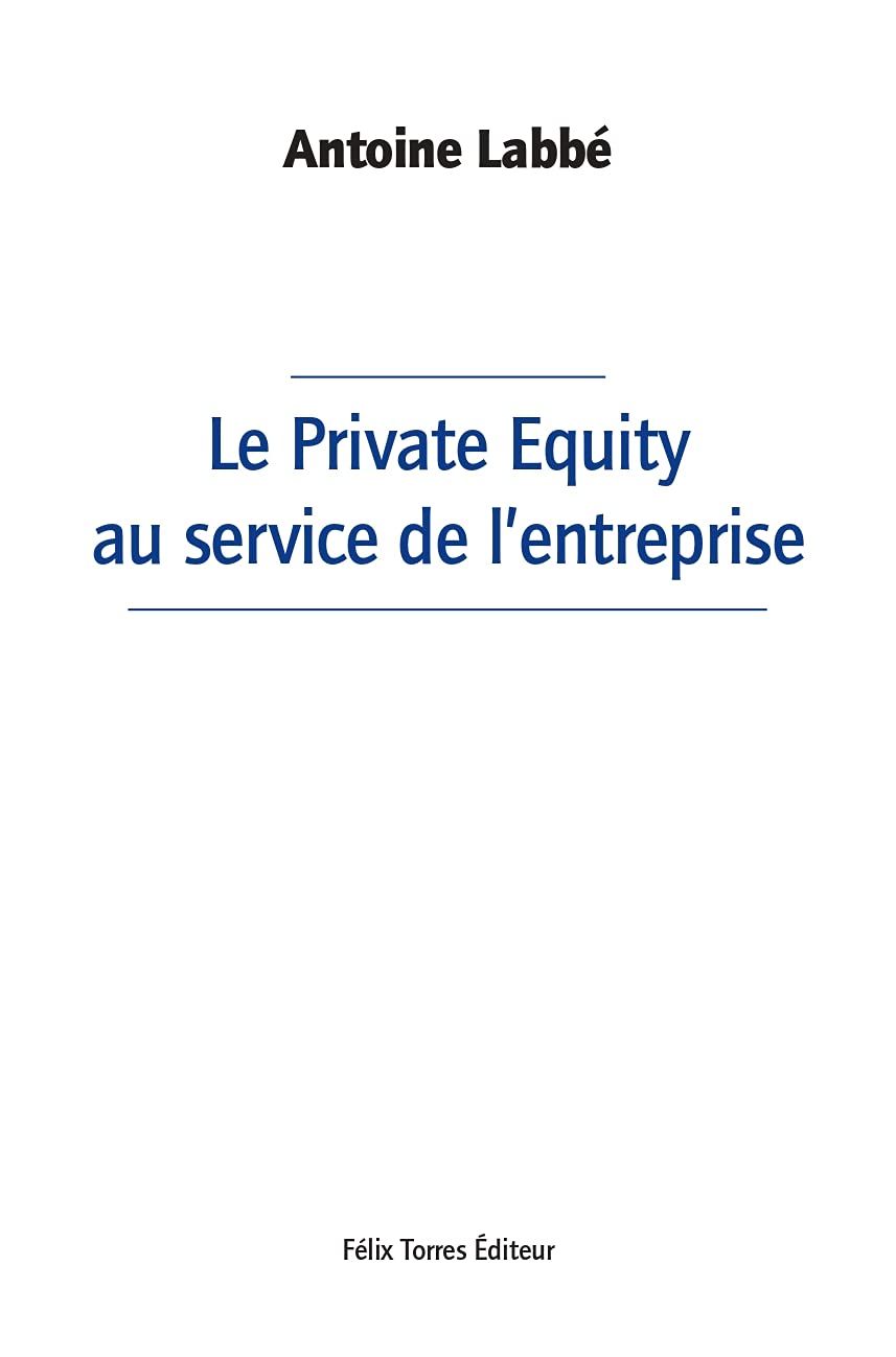 Le Private Equity au service de l'entreprise Books