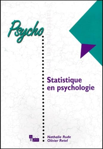 Statistique en psychologie Books