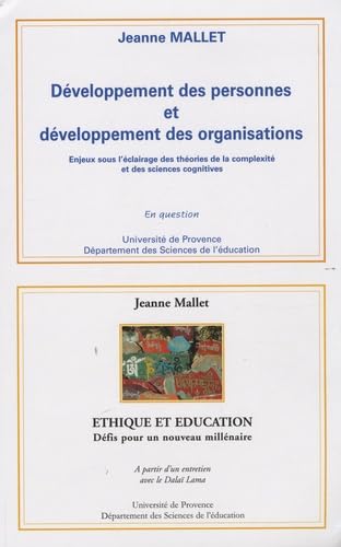 Développement des personnes et développement des organisations: Enjeux sous l'éclairage des théories de la complexité et des sciences cognitives book