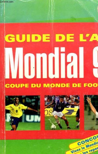 Guide de l'AFP Mondial 98, la coupe du monde de football book
