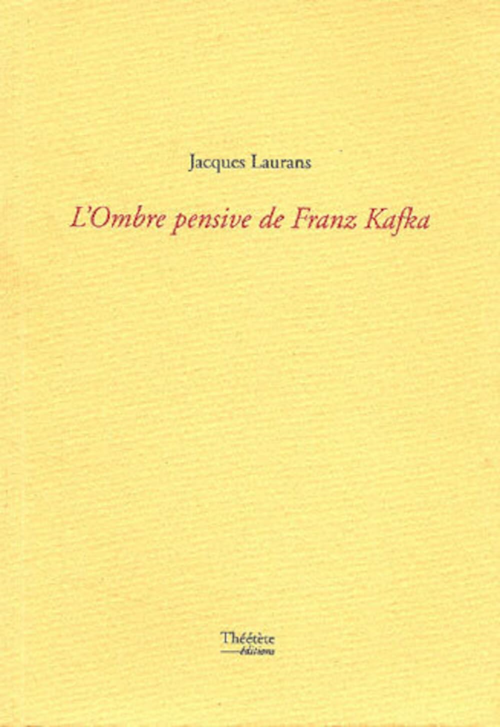 L'ombre pensive de Franz Kafka Politics & History