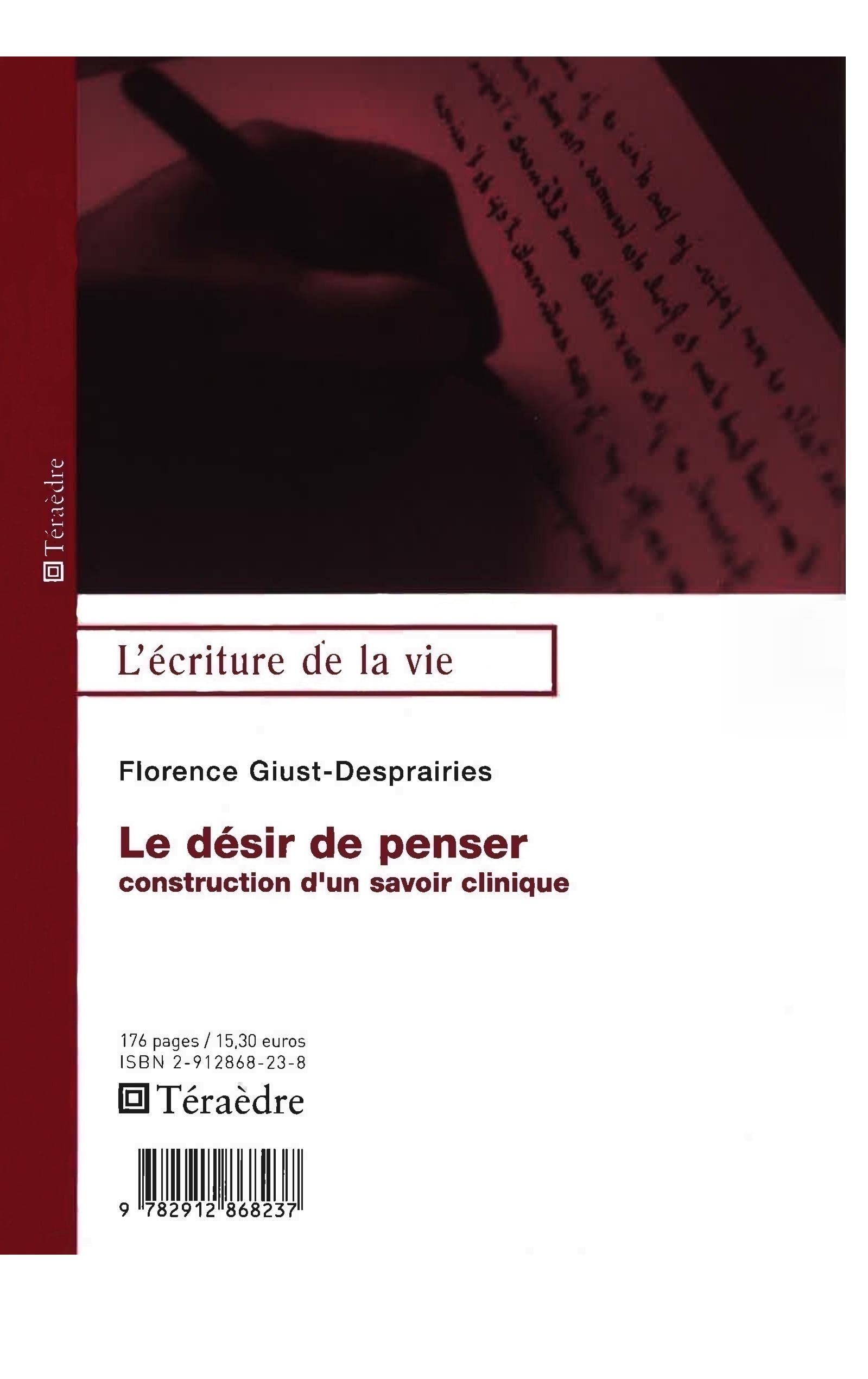 Désir de penser: Construction d'un savoir clinique Psychology