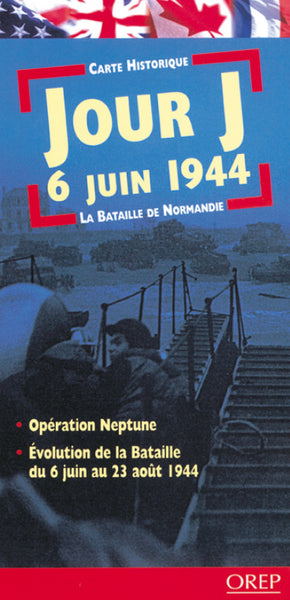 Jour J, 6 juin 1944 : la bataille de Normandie : carte historique Social Sciences