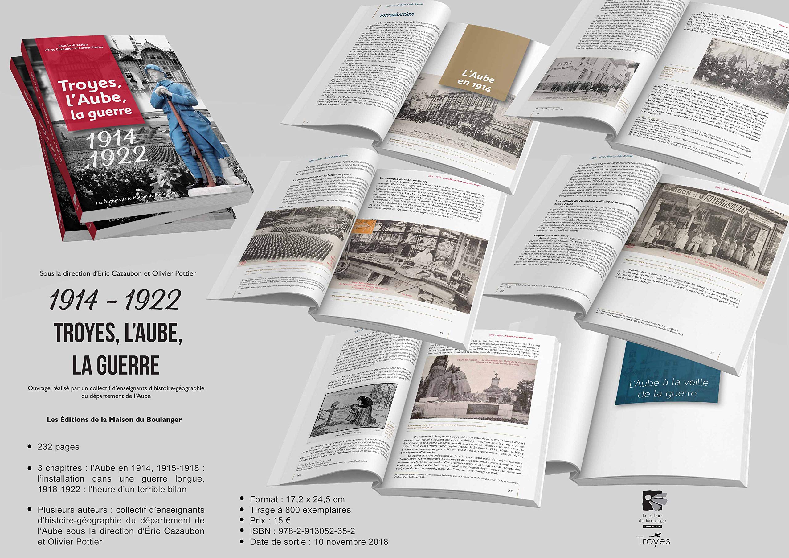 1914-1922: Troyes, l'Aube, la guerre book