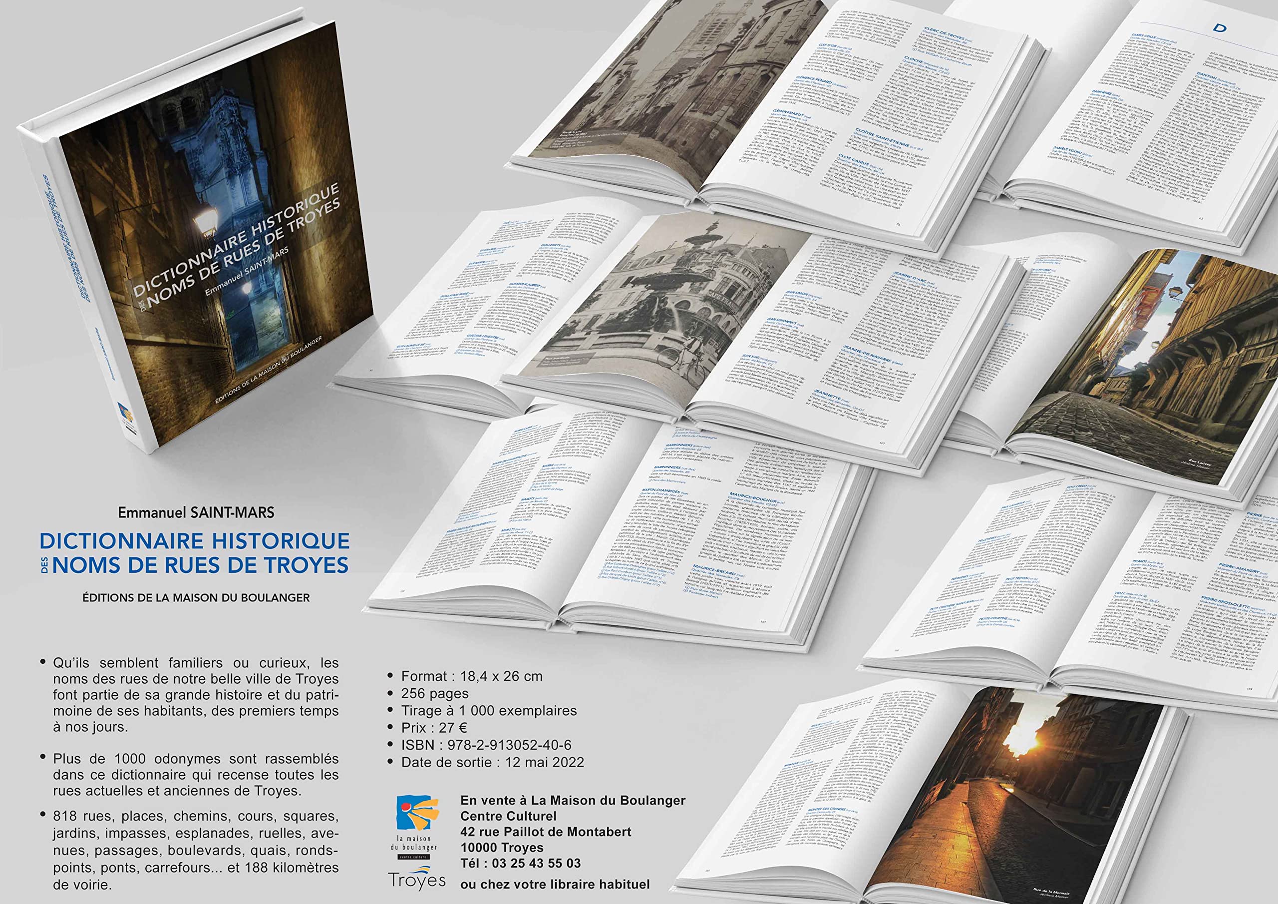 Dictionnaire historique des noms de rues de troyes book