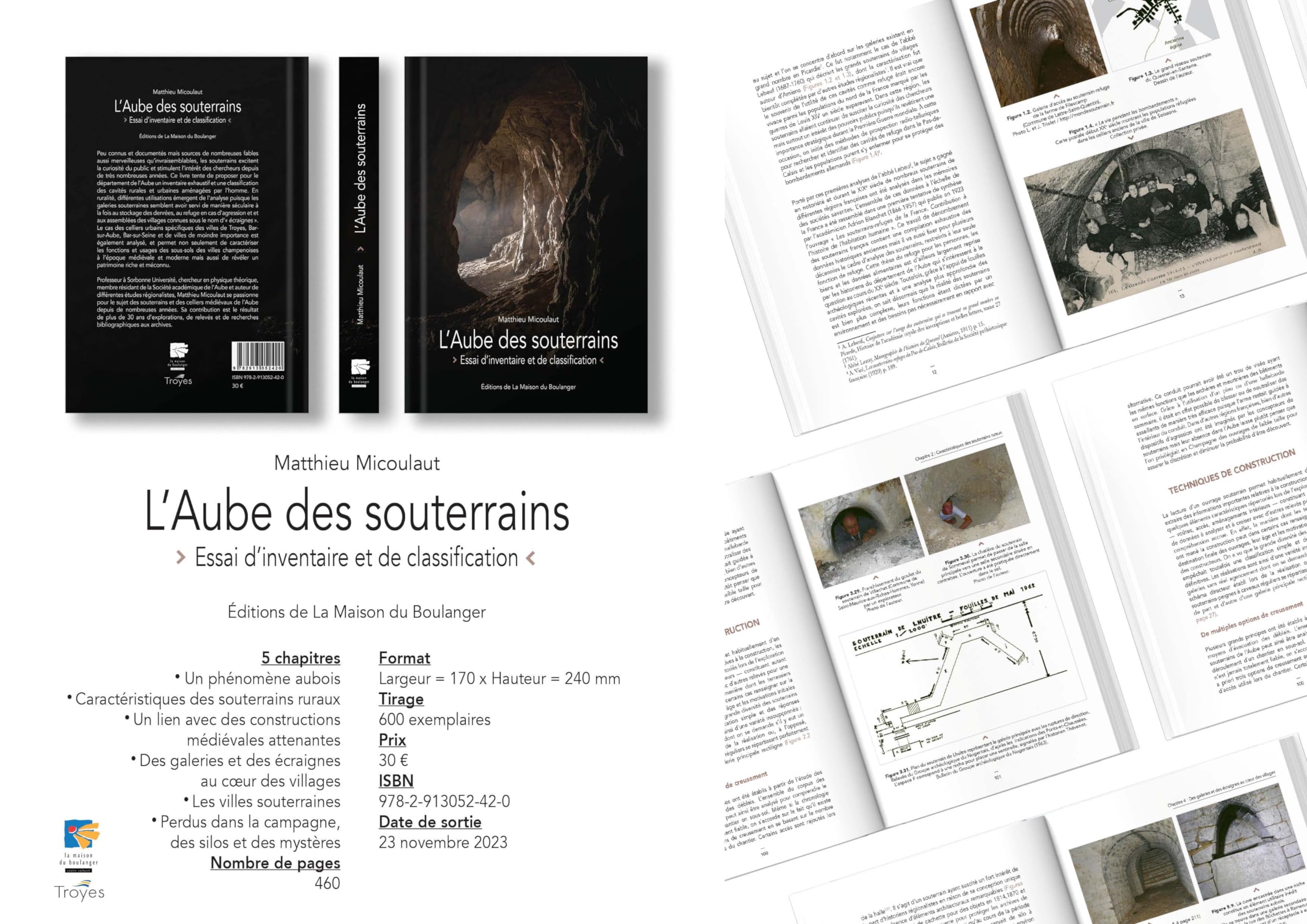 L'aube des souterrains - essai d'inventaire et de classification: L'AUBE DES SOUTERRAINS - Essai d'inventaire et de classification book