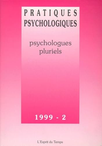 Pratiques psychologiques : Psychologues pluriels book