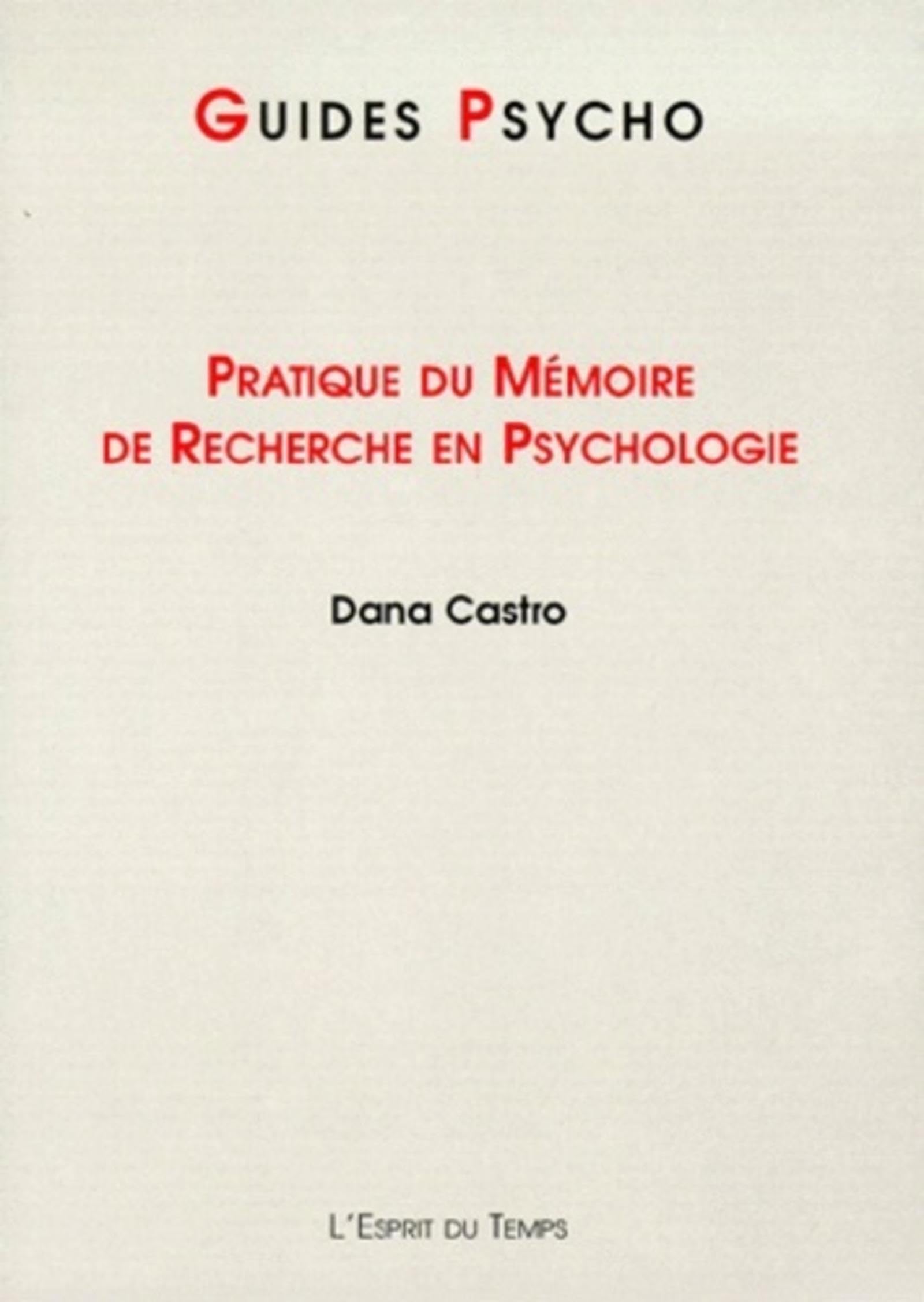 PRATIQUE DU MEMOIRE DE RECHERCHE EN PSYCHOLOGIE Politics & History