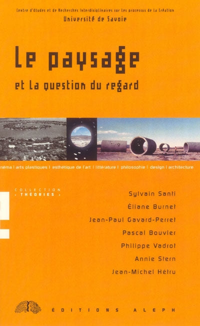 Product Image: Le paysage et la question du regard