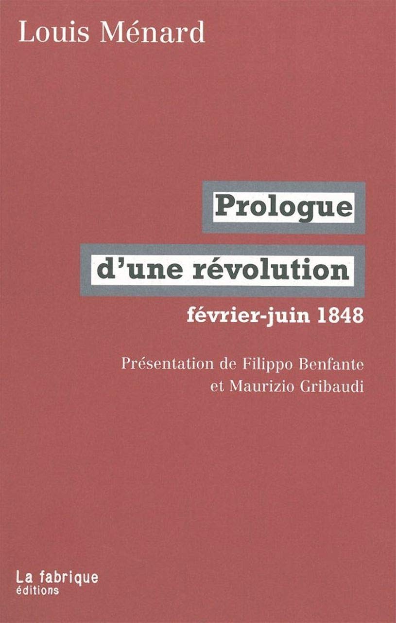 Prologue d'une Révolution: Février-juin 1848 Books