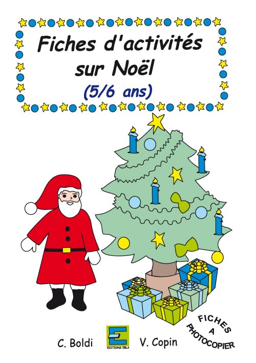 Fiches d'activités sur Noël 5-6 ans book