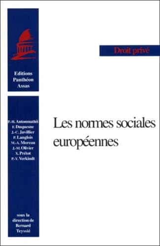 Normes sociales européennes book