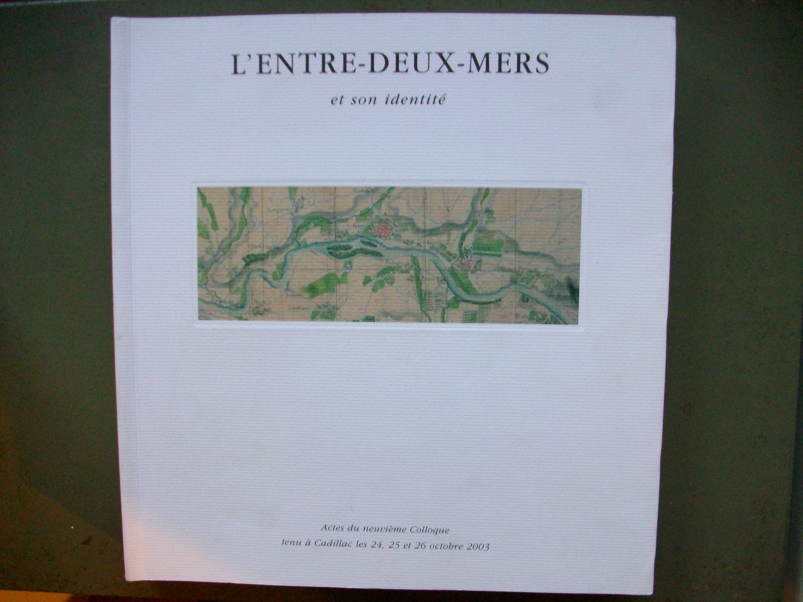 L'Entre Deux Mers et son identité: "Chateau,bastide et vignobles en pays de Cadillac" - Actes du 9e colloque Cadillac oct. 2003 - CLEM Bordeaux 2005 book
