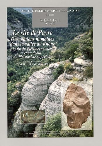 Le site de Payre: Occupations humaines dans la vallée du Rhône à la fin du Pléistocène moyen et au début du Pléistocène supérieur book