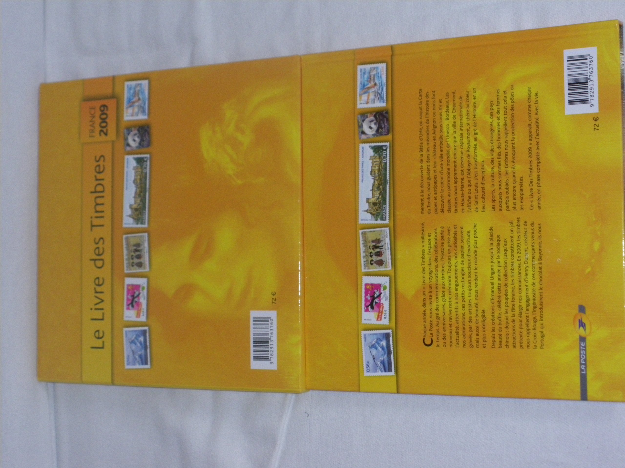 Le livre des timbres France 2009 book