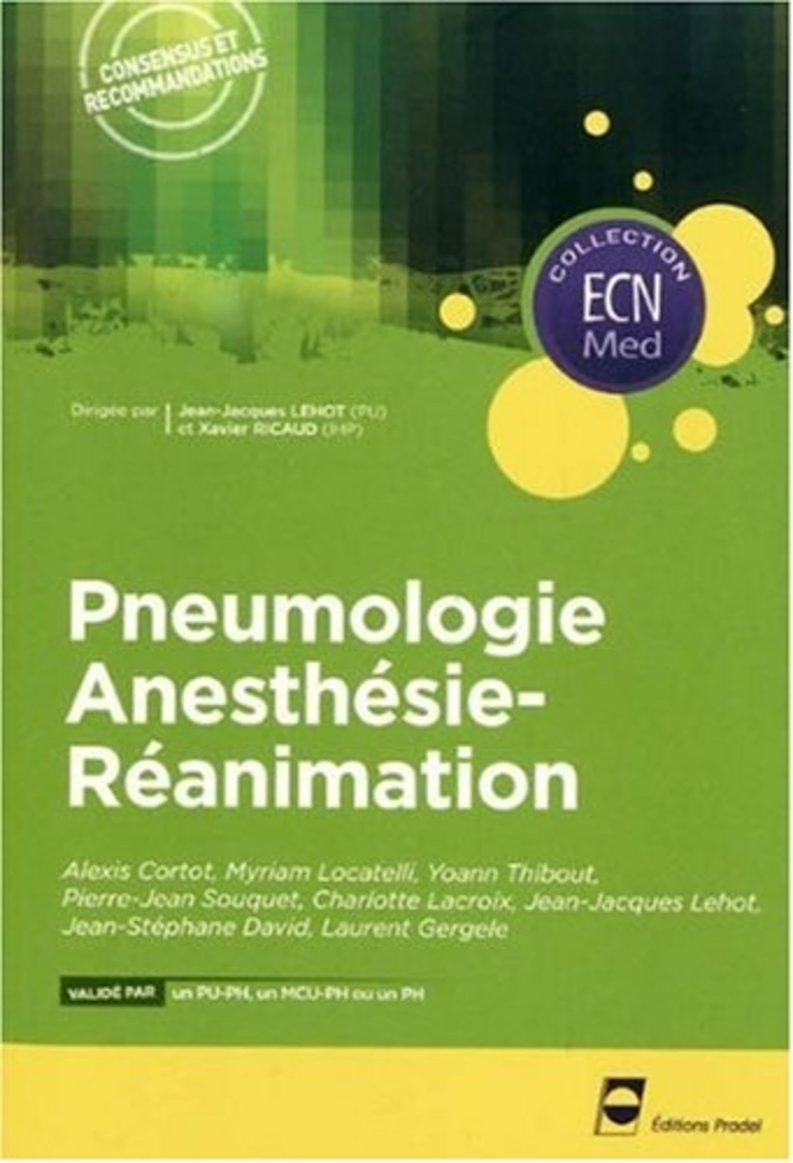 PNEUMOLOGIE REANIMATION ANESTHESIE book