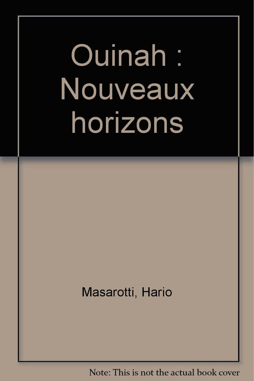 Ouinah: Nouveaux horizons Books
