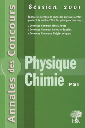 Product Image: Physique Chimie Psi. Session 2001