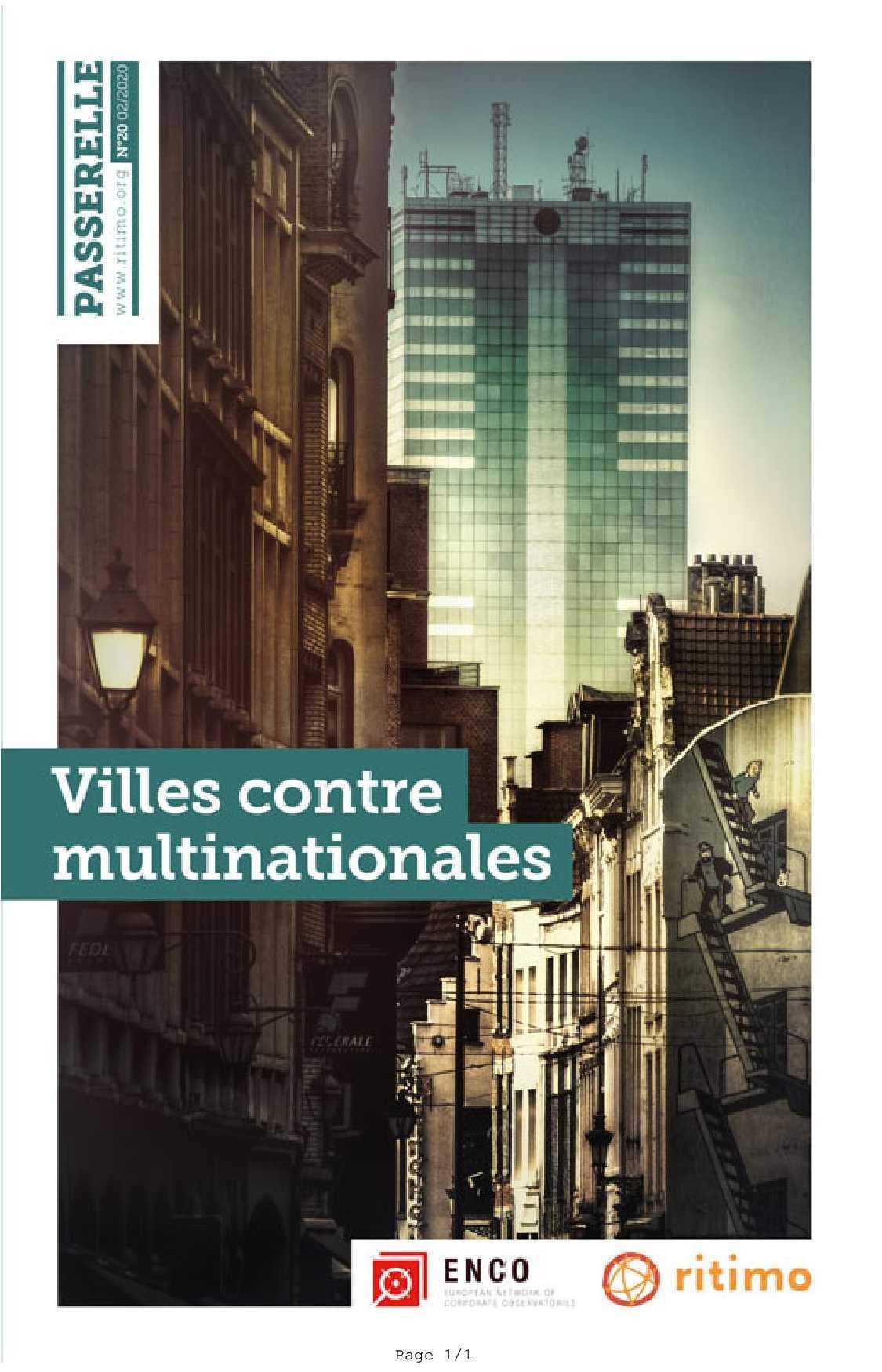 Passerelle N 20 Villes Contre Multinationales - Fevrier 2020 book