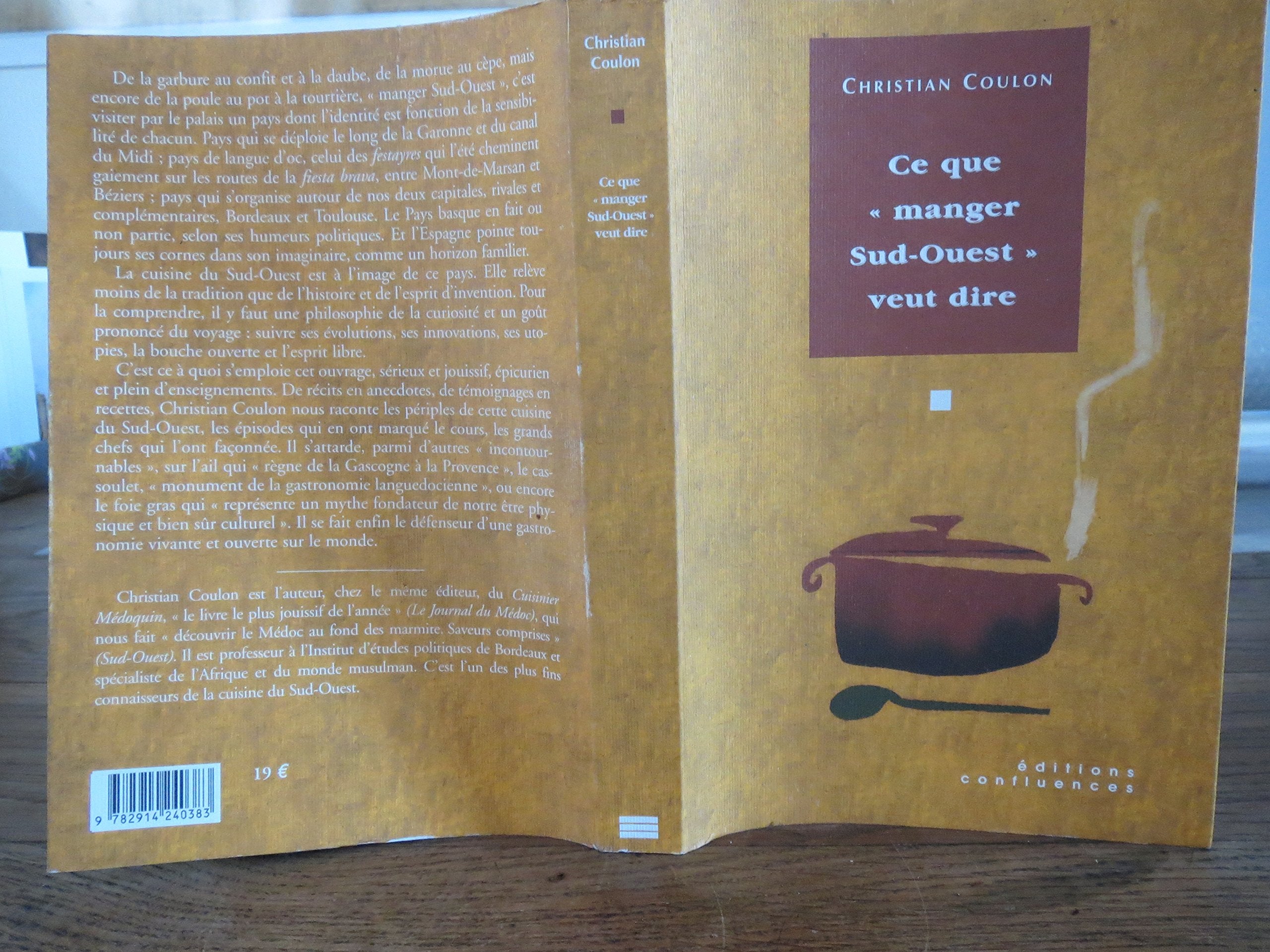 Ce que manger sud-ouest veut dire book
