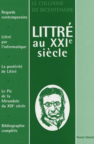 Littré au XXIe siècle: Le colloque du bicentenaire book