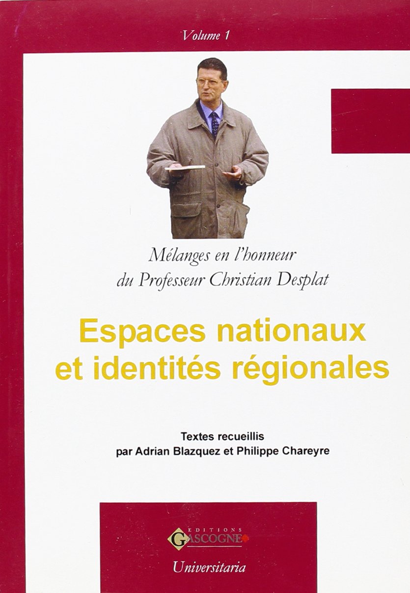 Espaces Nationaux et Identites Regionales book
