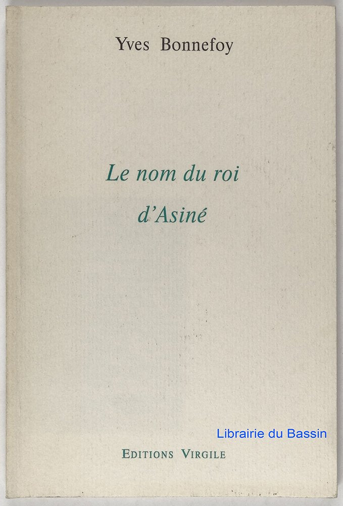 Le Nom Du Roi D'Asine book
