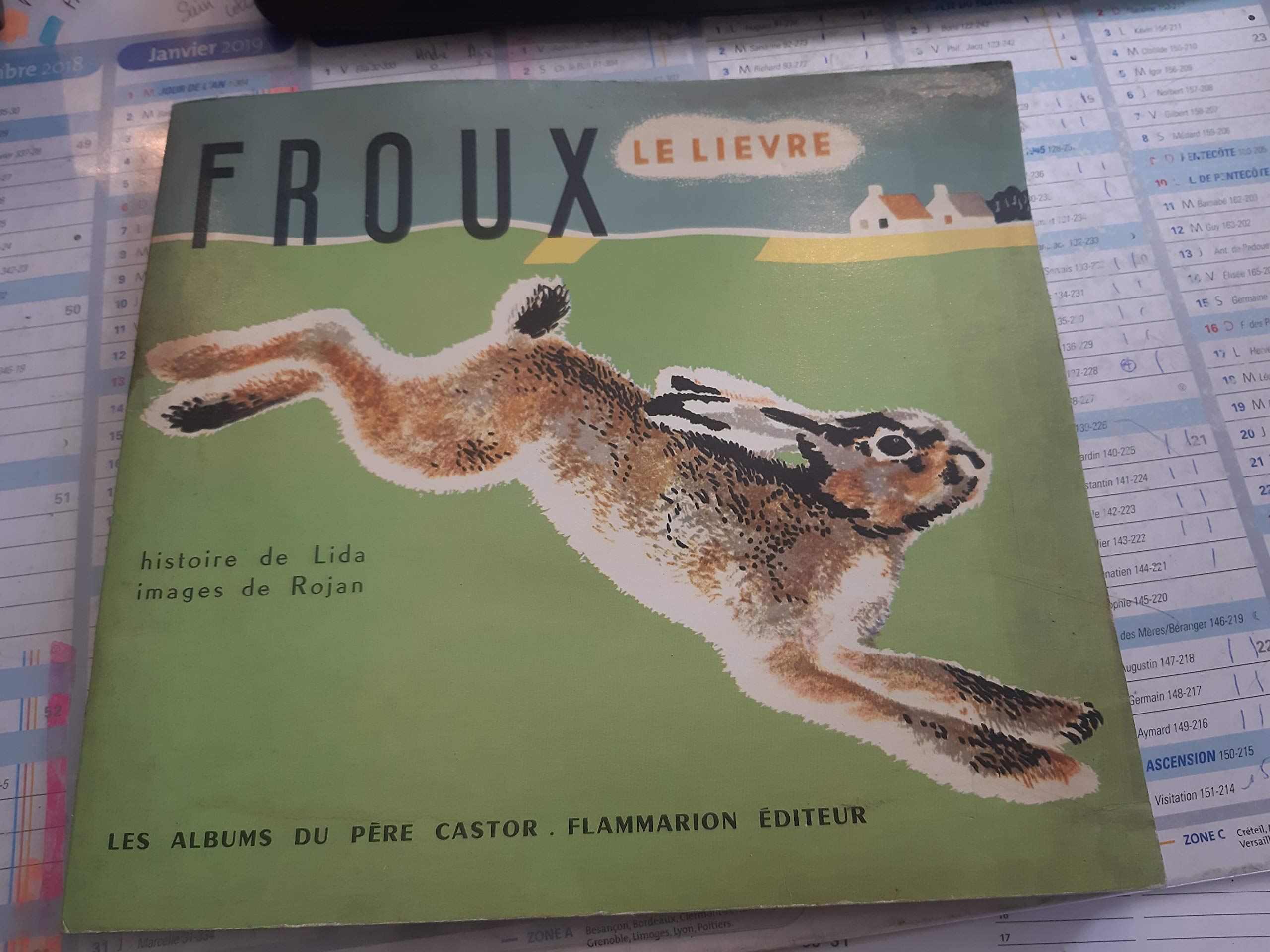 froux le lievre Children's books