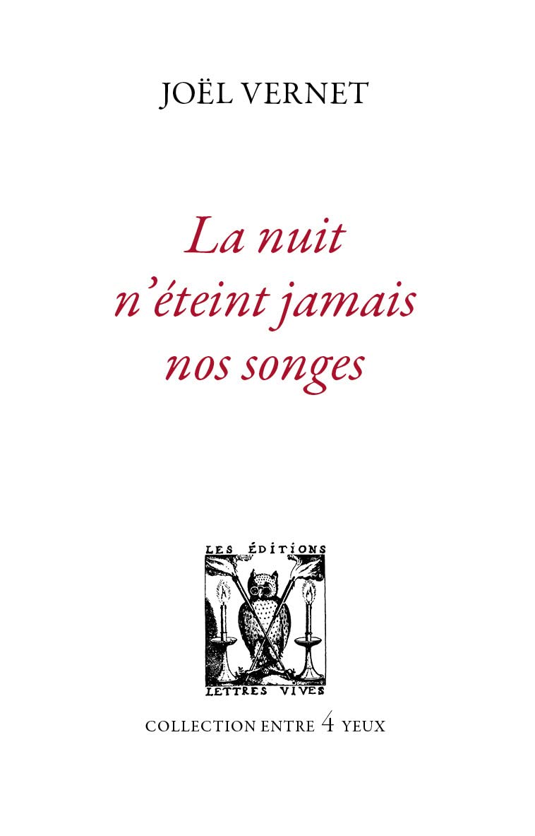 La nuit n'éteint jamais nos songes book