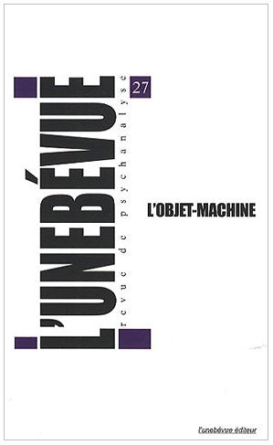 L'Unebévue, N°27, L'objet-machine book