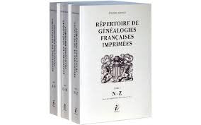 Répertoire de généalogies françaises imprimées book